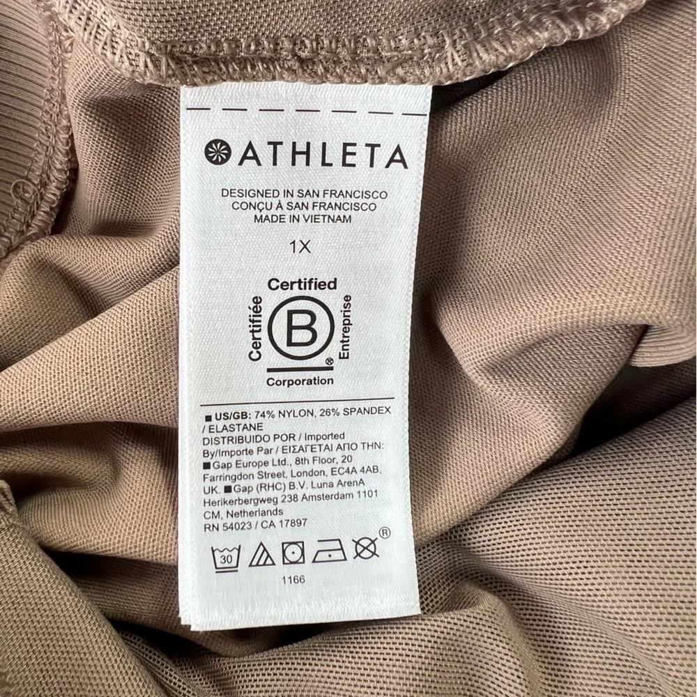 ATHLETA Venice Split Flare Pant in Rustic Beige Brown, size 1X